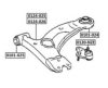 ASVA 0124-026 Track Control Arm